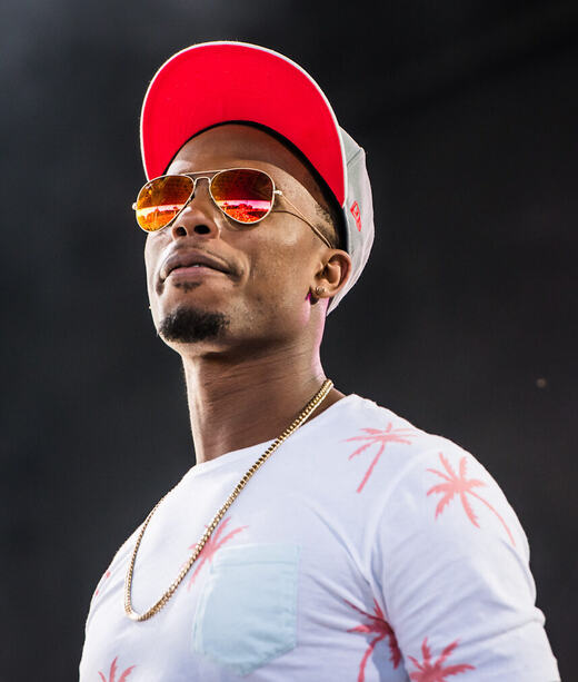 B.o.B(2013年8月、トロントでのUnder the Influence Tourにて)